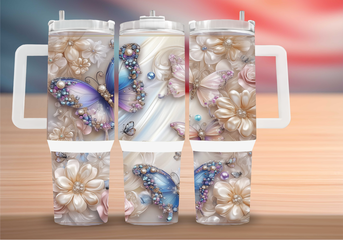 Personalized Tumbler with handle