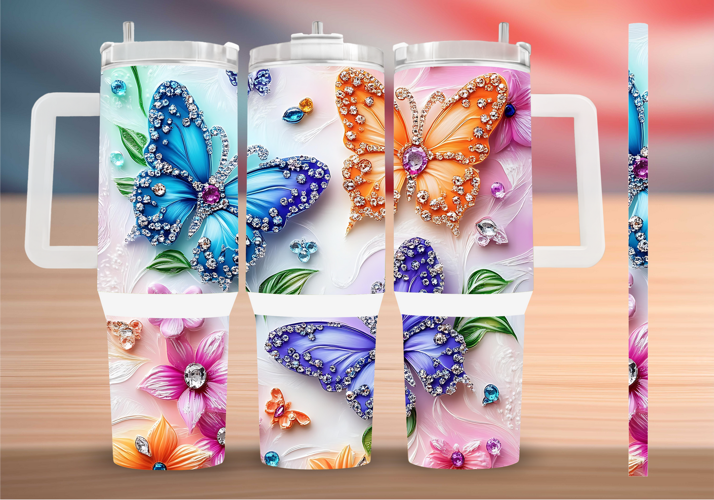 Personalized Tumbler with handle