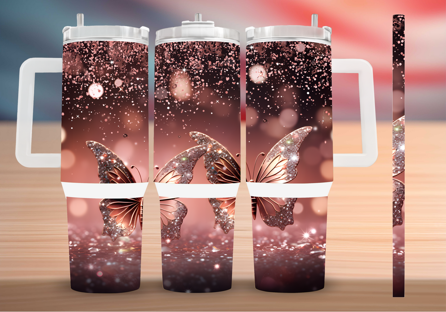 Personalized Tumbler with handle
