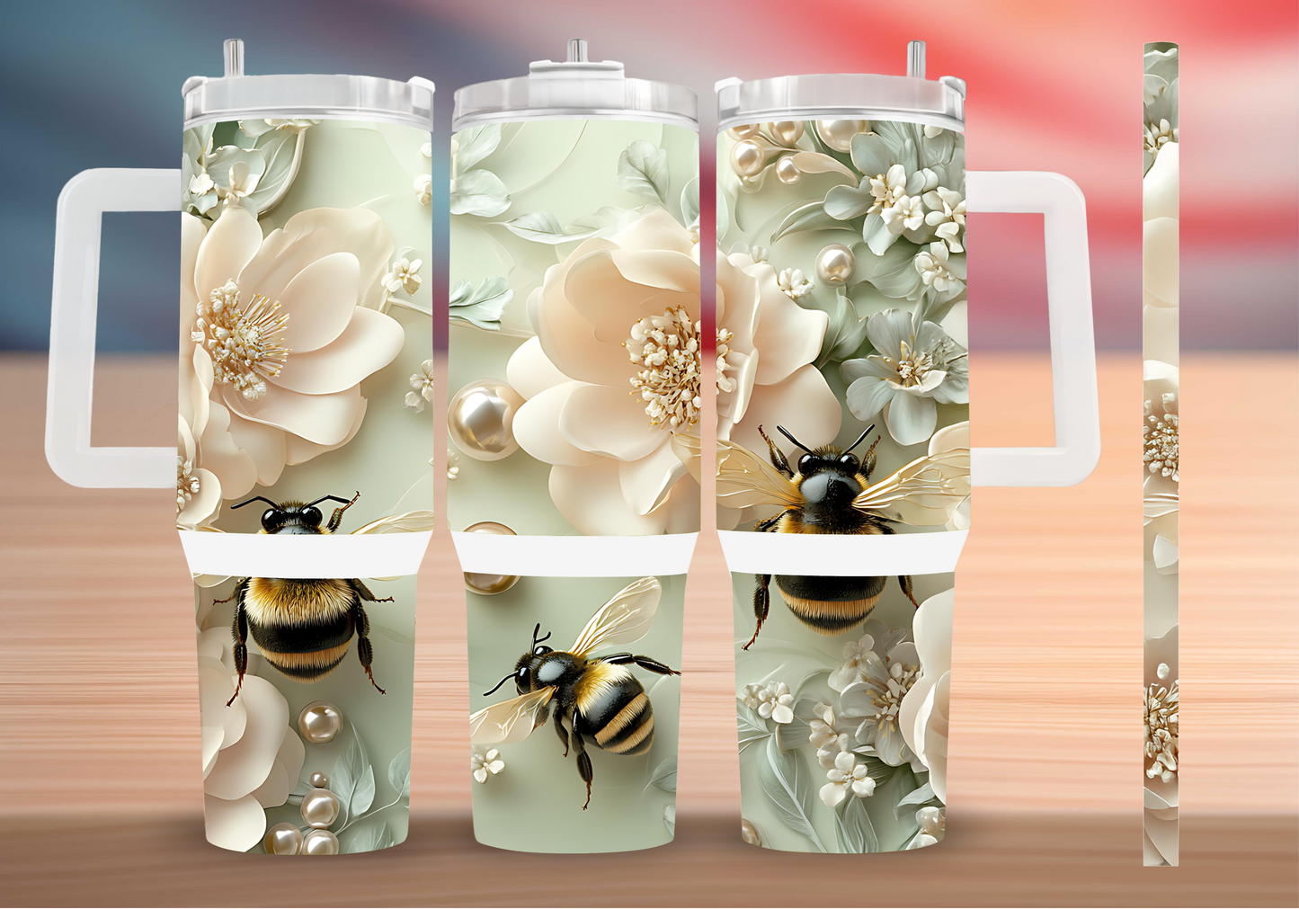 Personalized Tumbler with handle