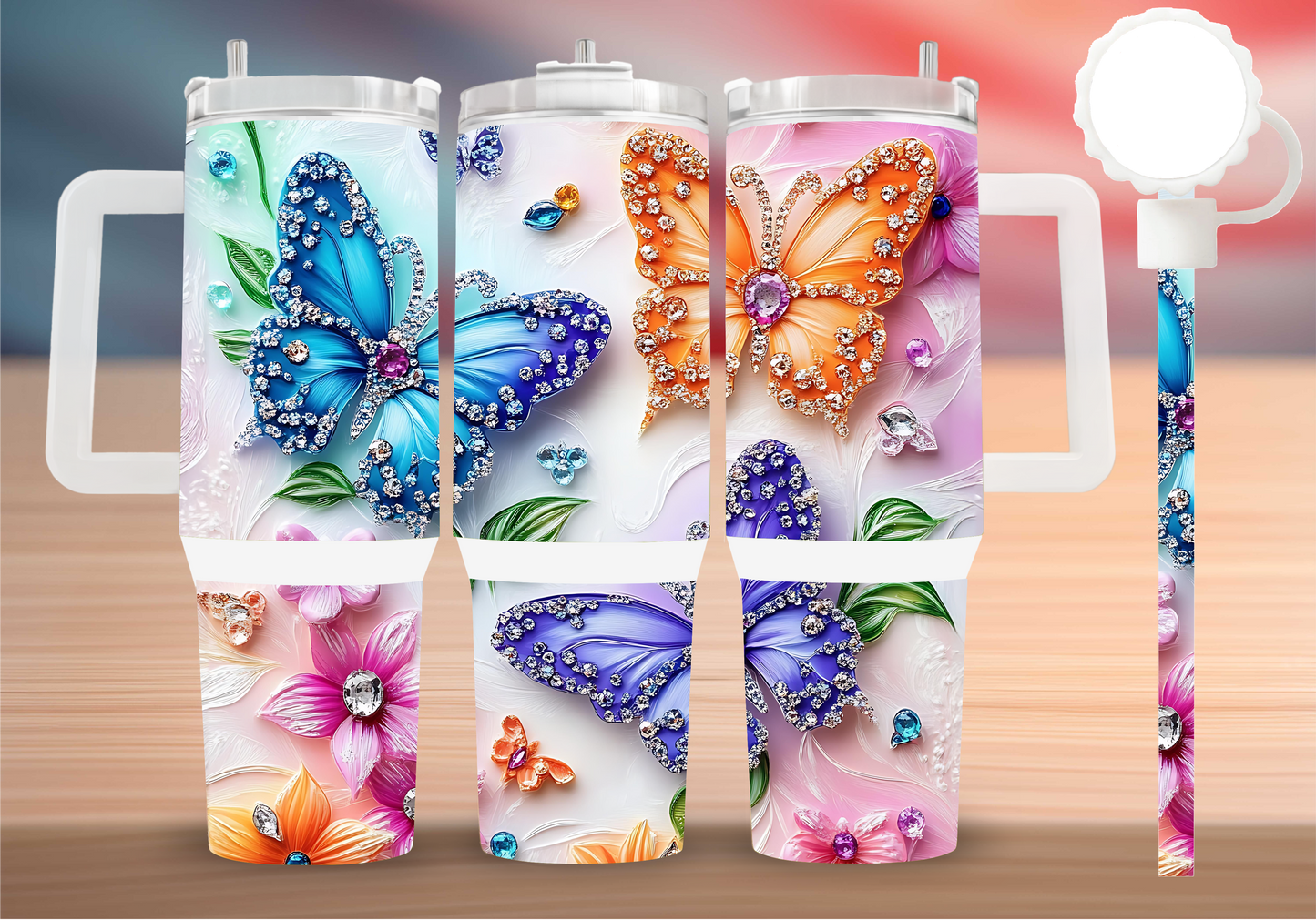 Personalized Tumbler with handle