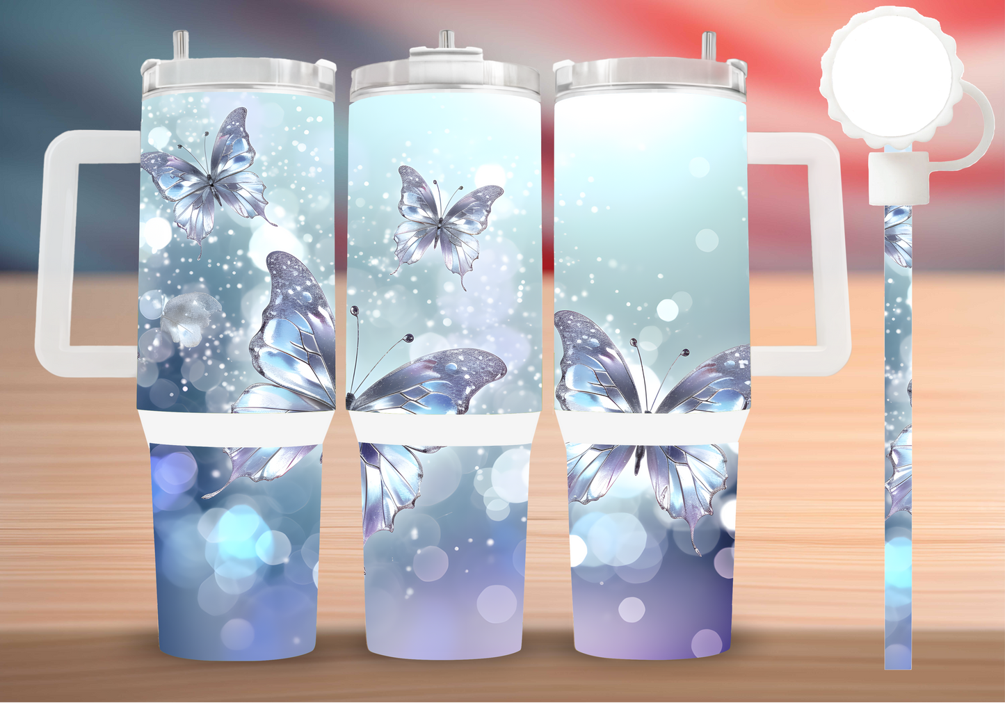 Personalized Tumbler with handle