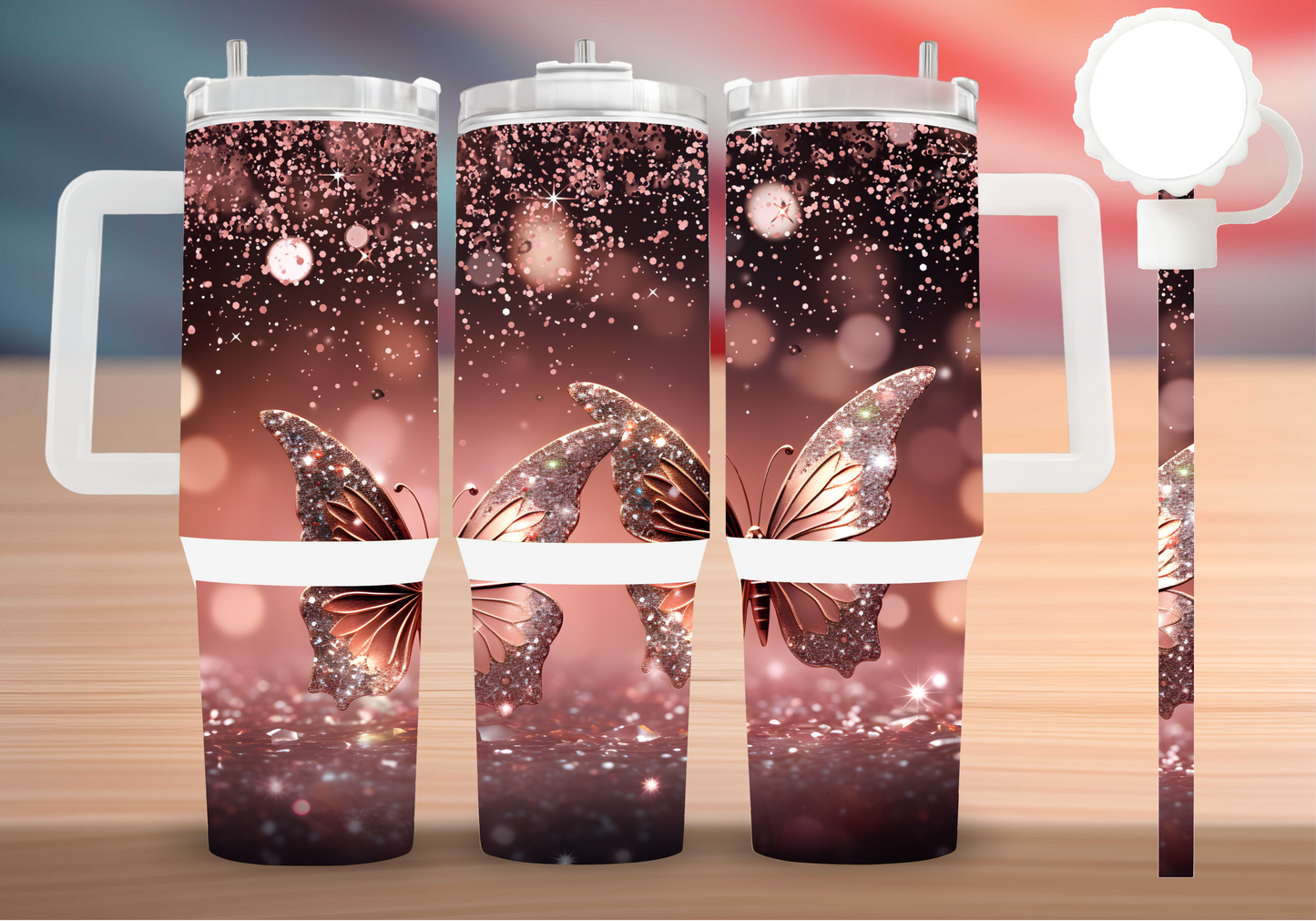 Personalized Tumbler with handle