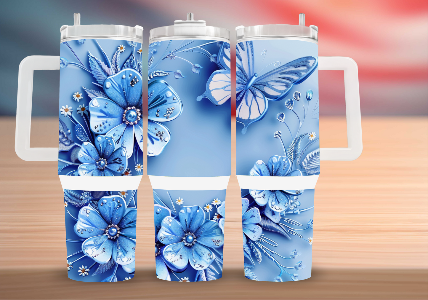 Personalized Tumbler with handle