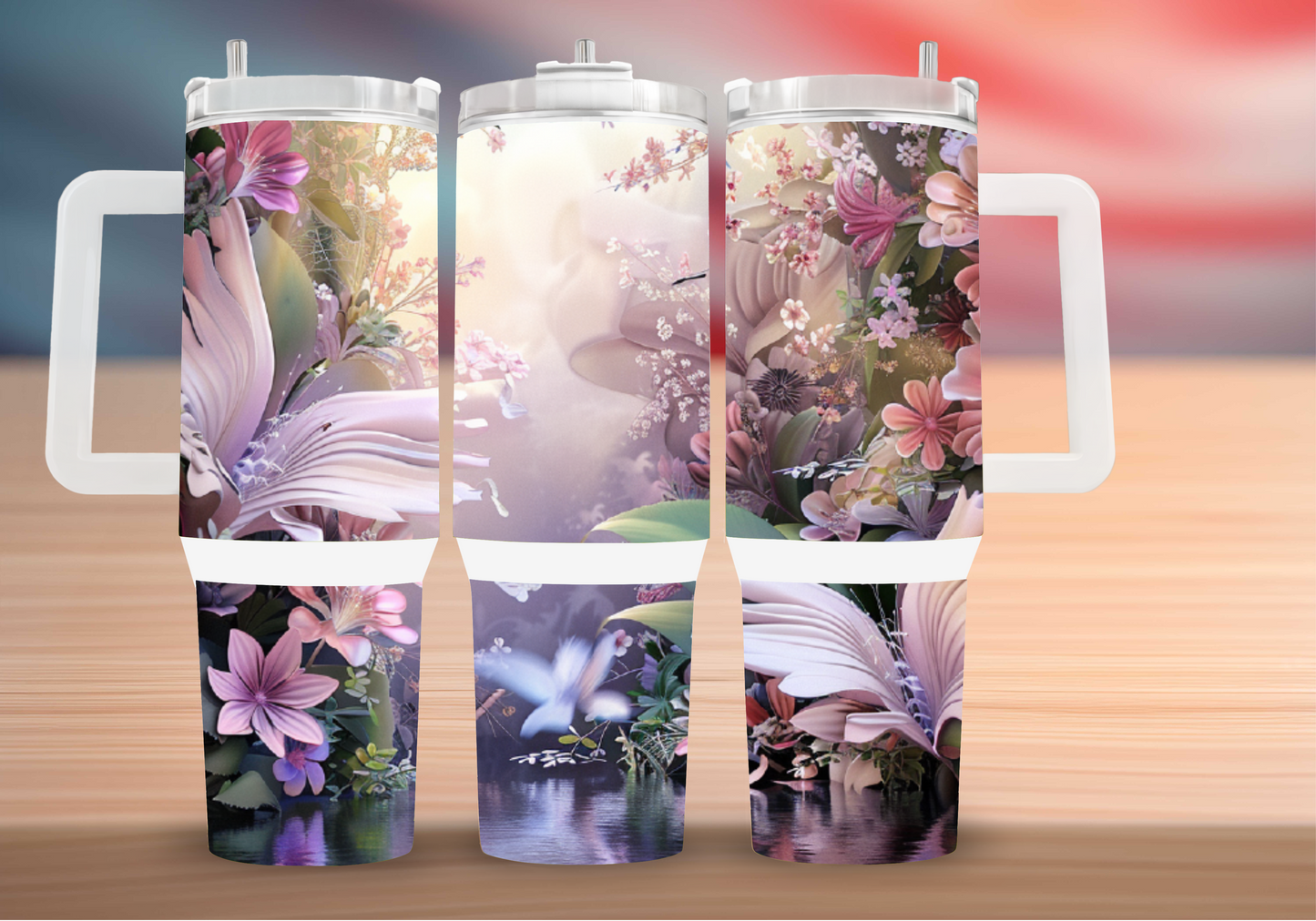 Personalized Tumbler with handle
