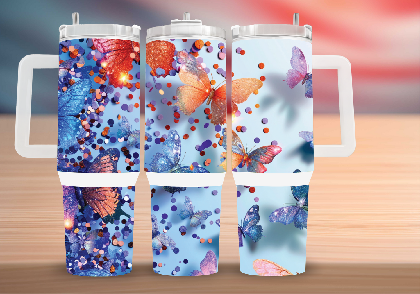 Personalized Tumbler with handle