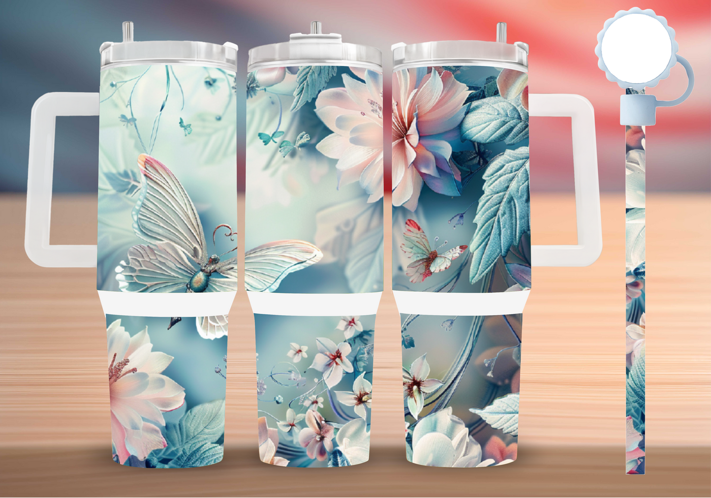 Personalized Tumbler with handle