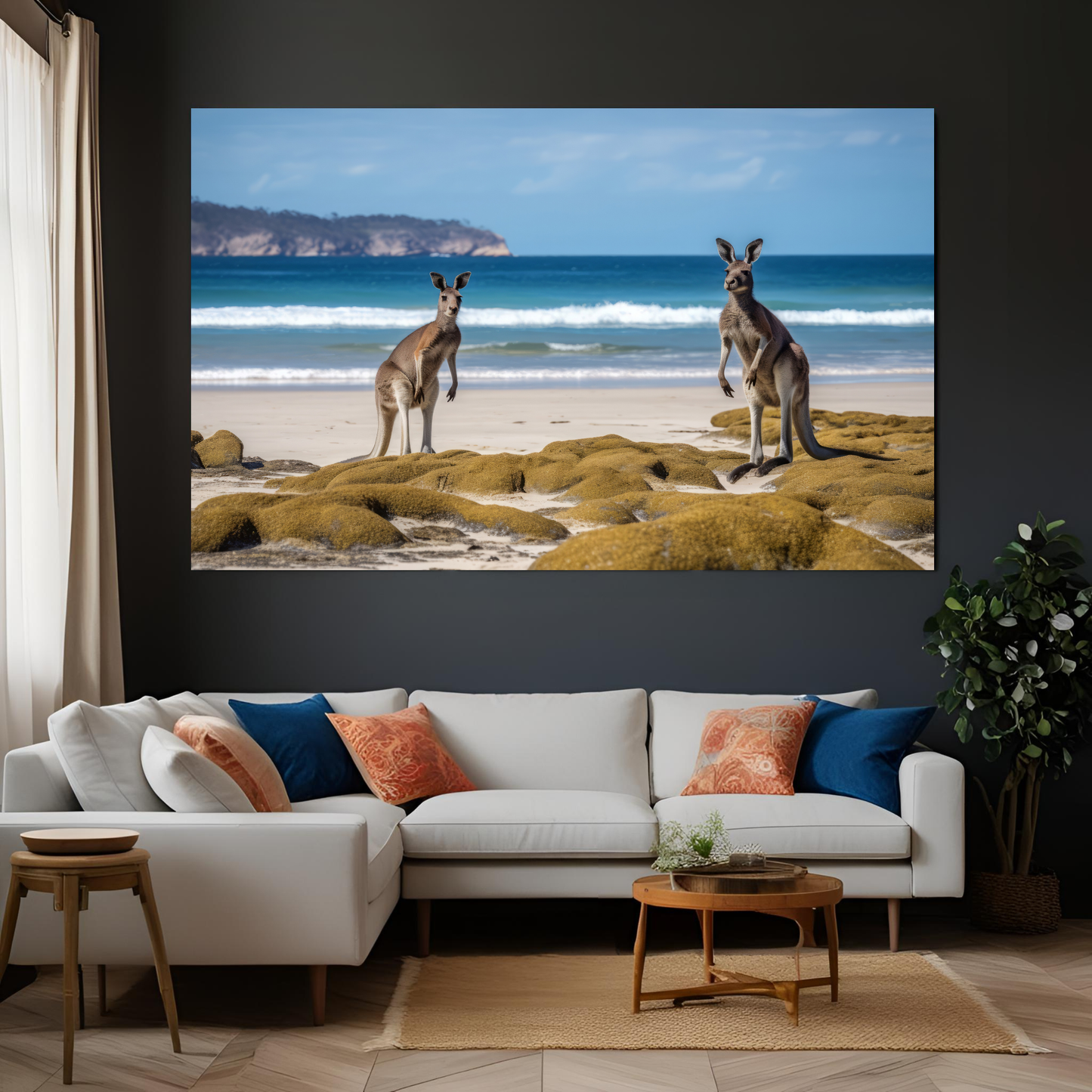 Canvas Art - Kangaroo