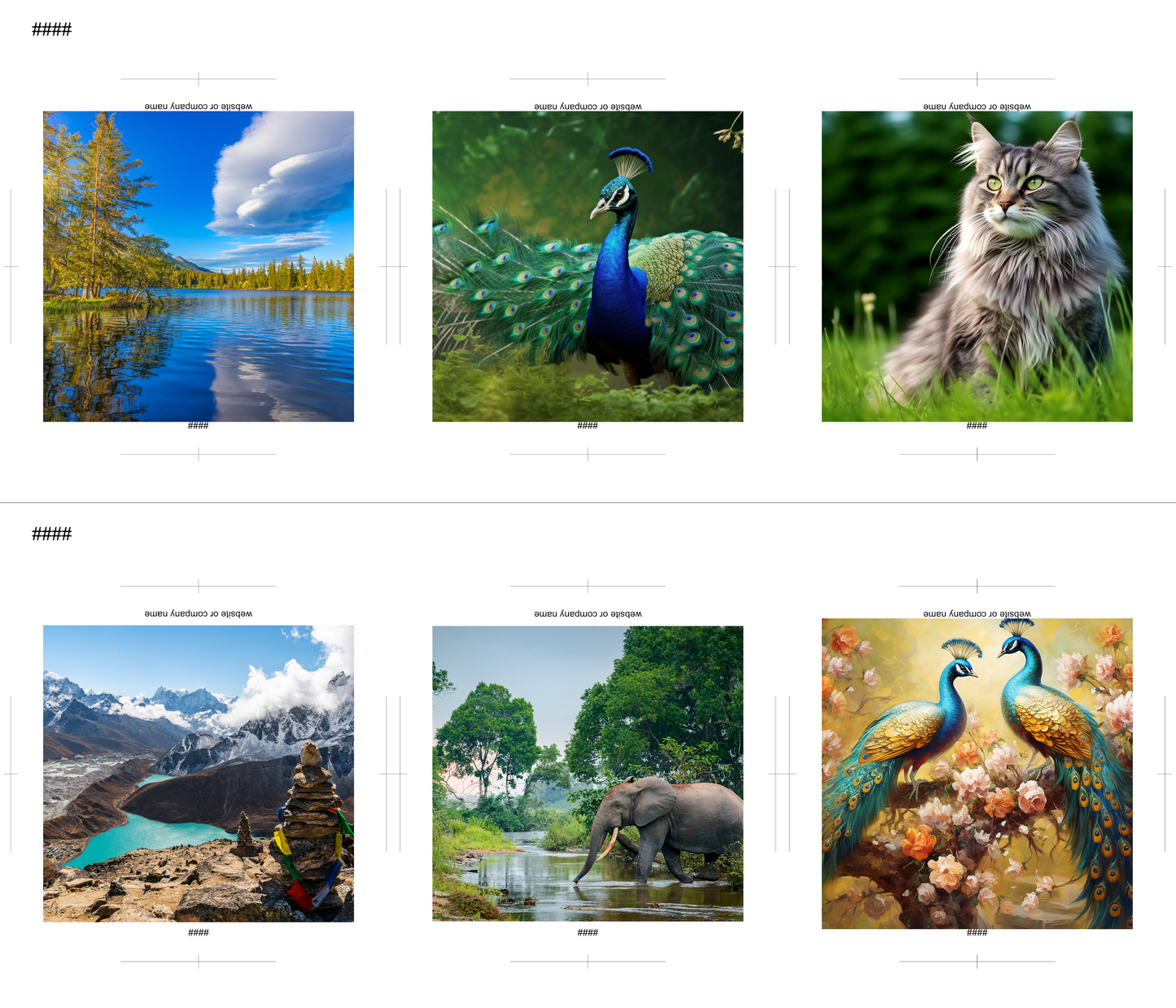 Custom photo Magnets 2"x 2" (set of 6)