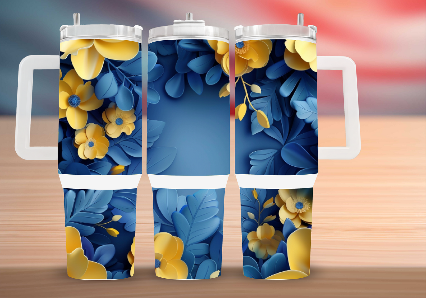 Personalized Tumbler with handle