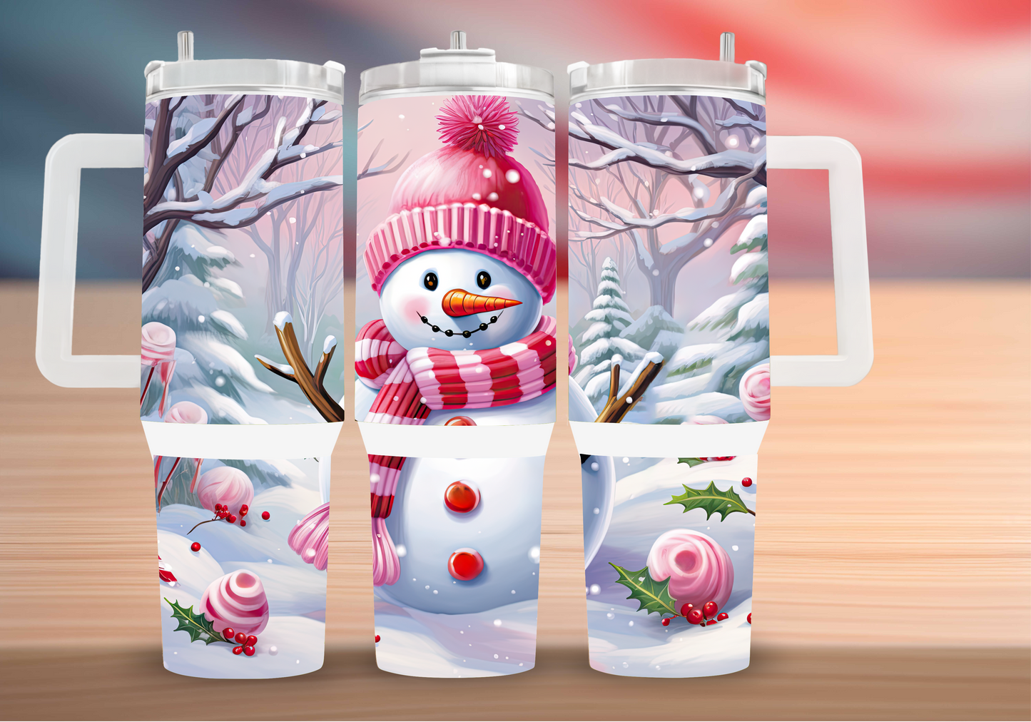 Personalized Tumbler with handle