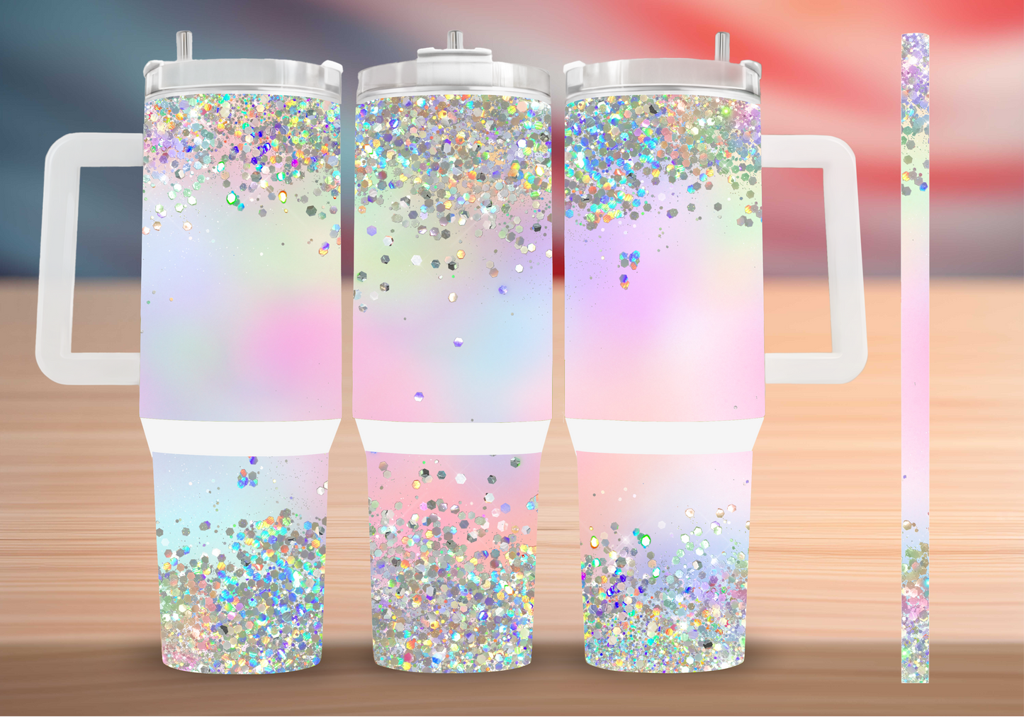 Personalized Tumbler with handle