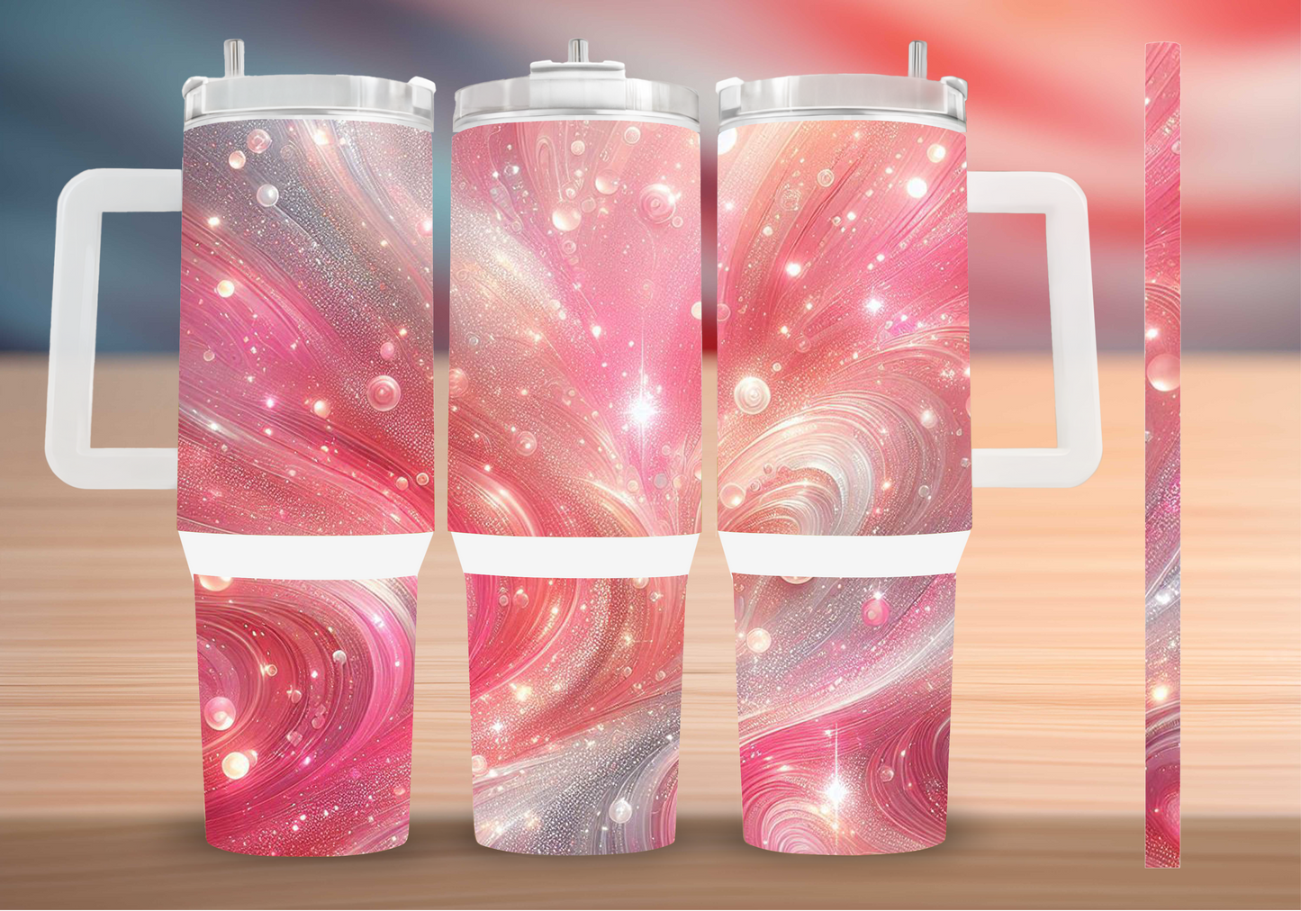 Personalized Tumbler with handle