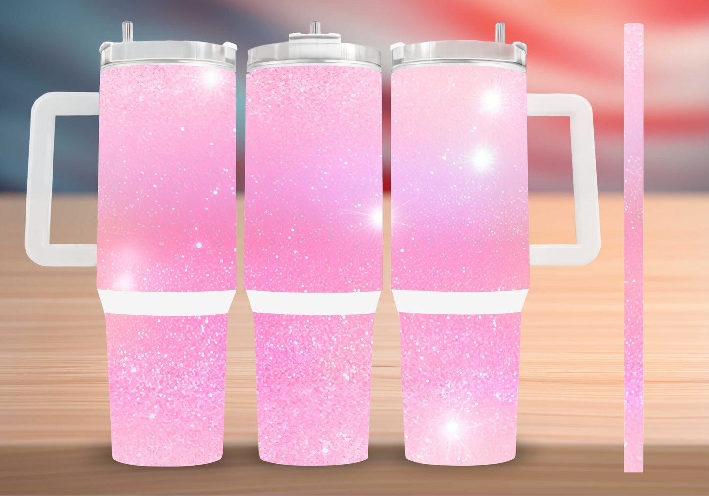 Personalized Tumbler with handle
