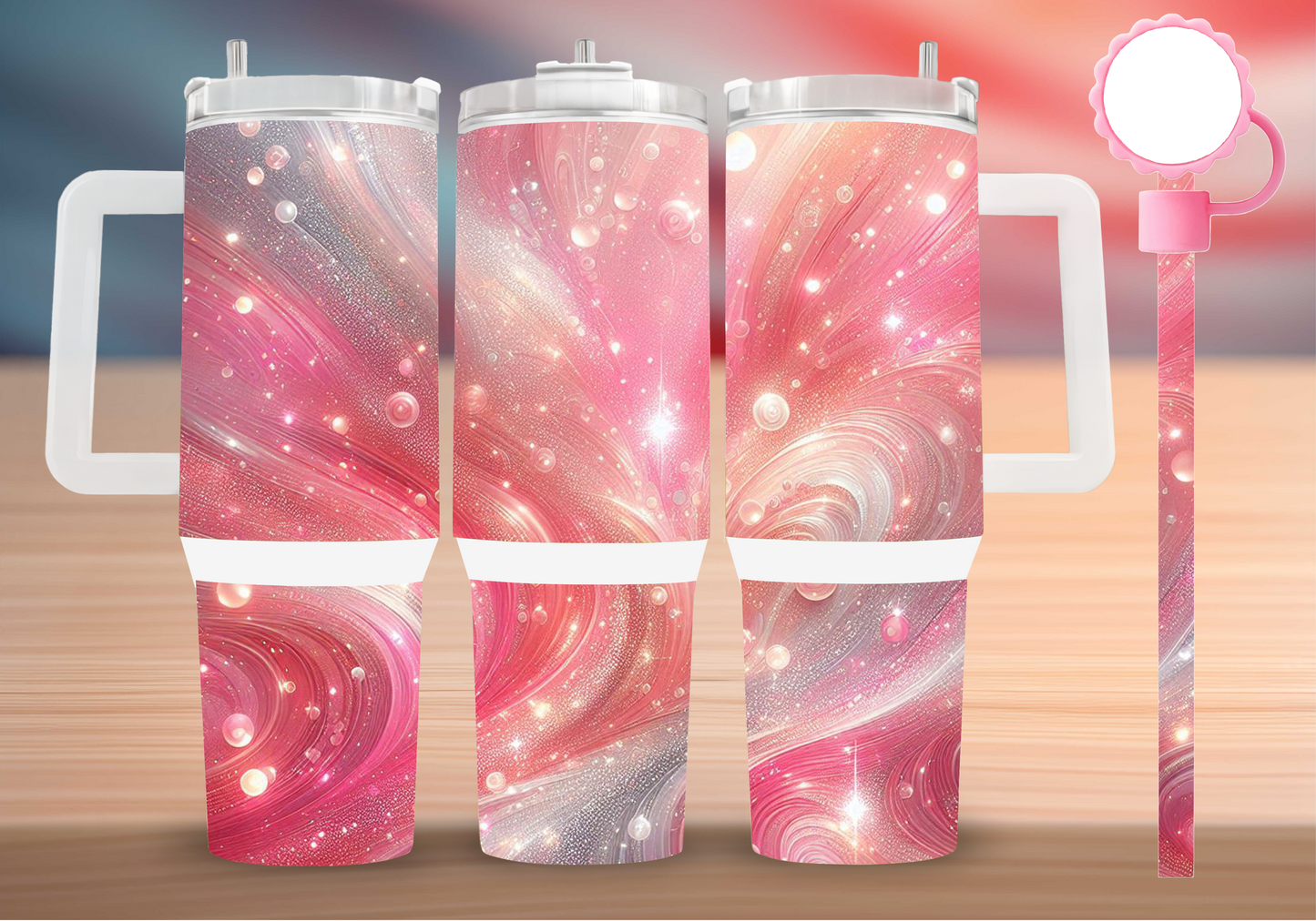 Personalized Tumbler with handle