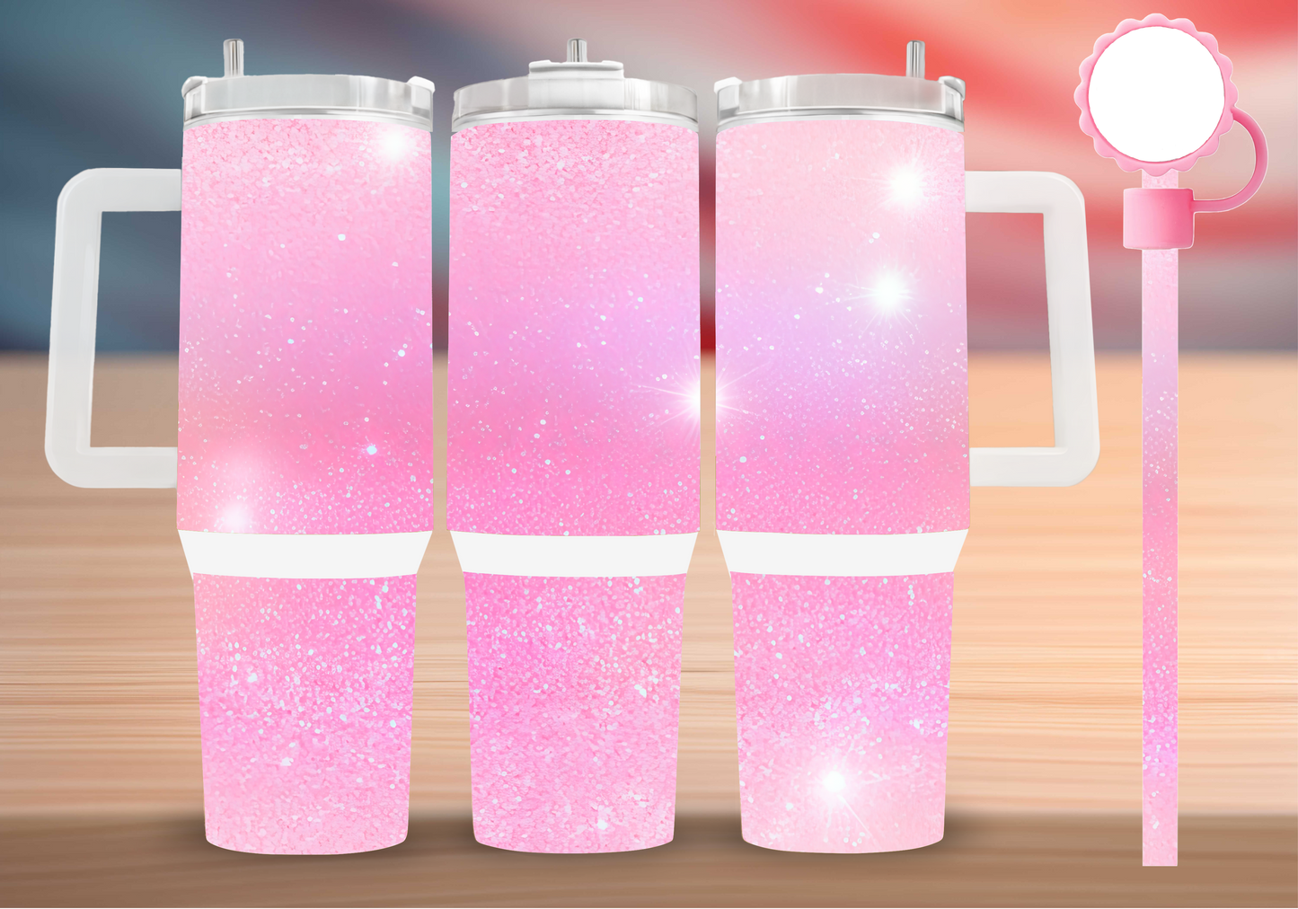Personalized Tumbler with handle