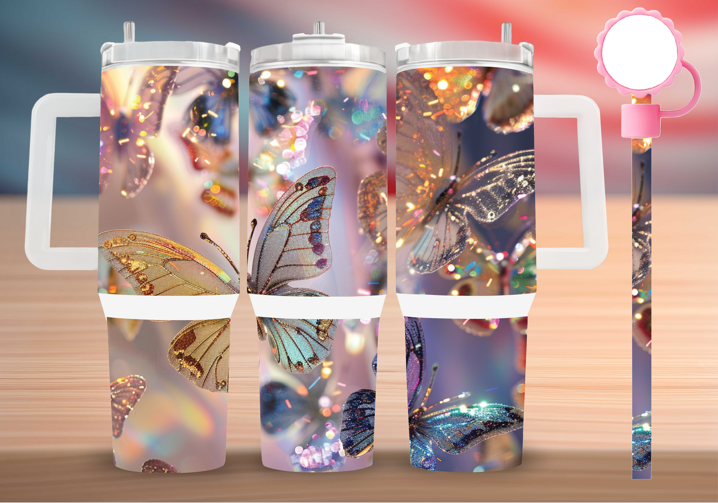 Personalized Tumbler with handle