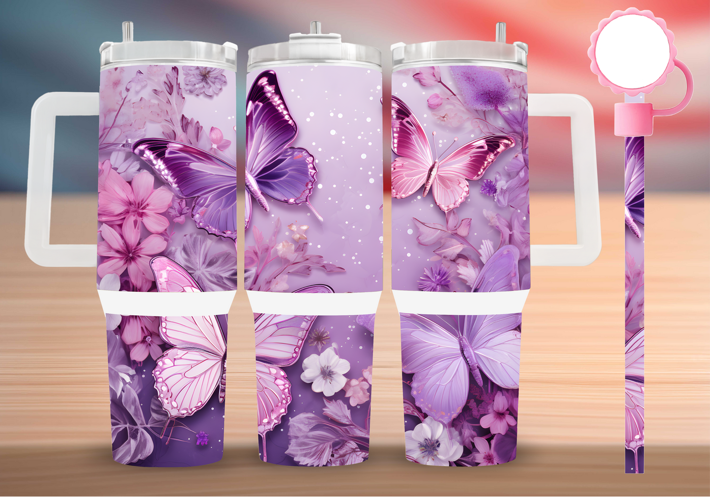 Personalized Tumbler with handle