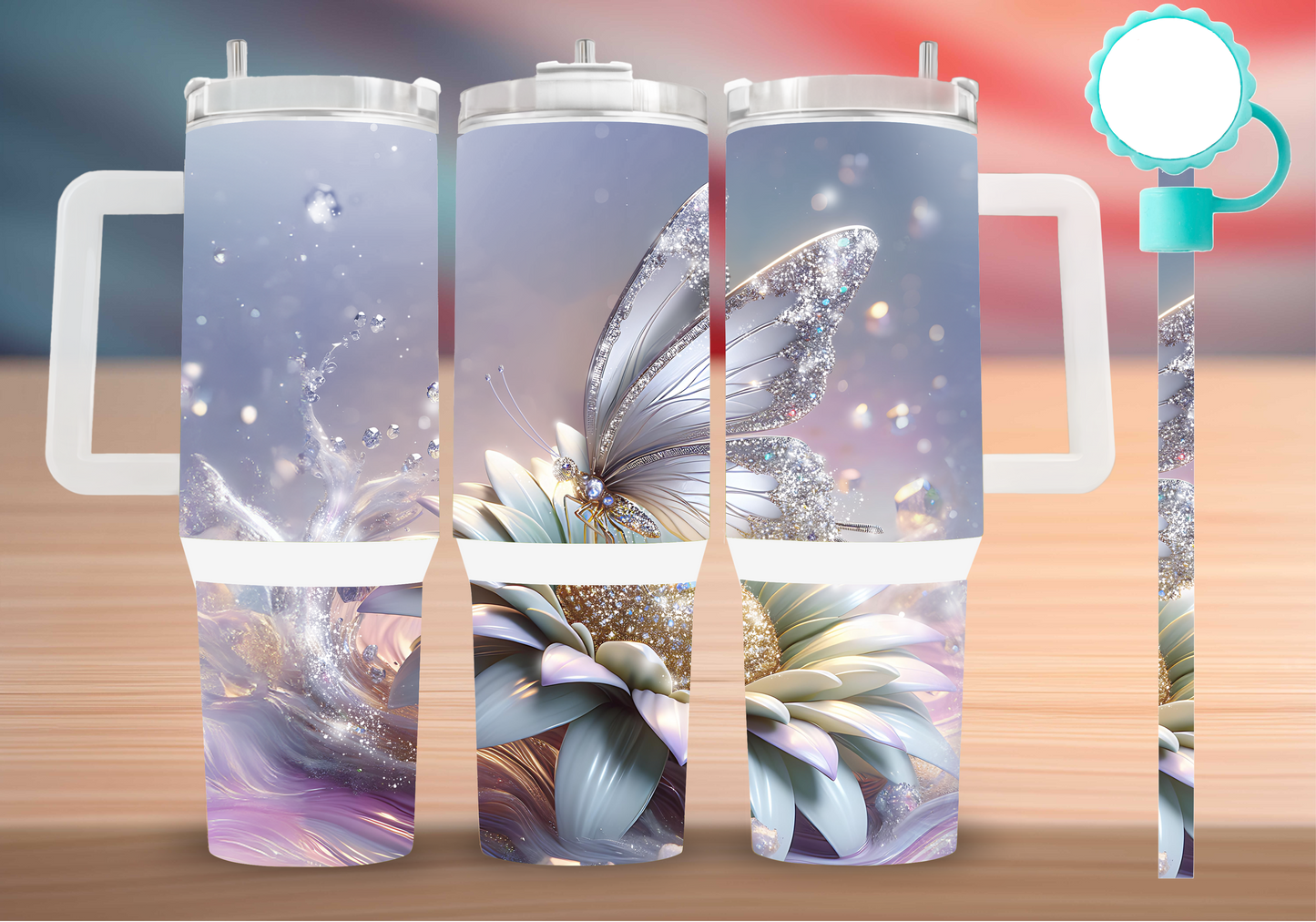 Personalized Tumbler with handle