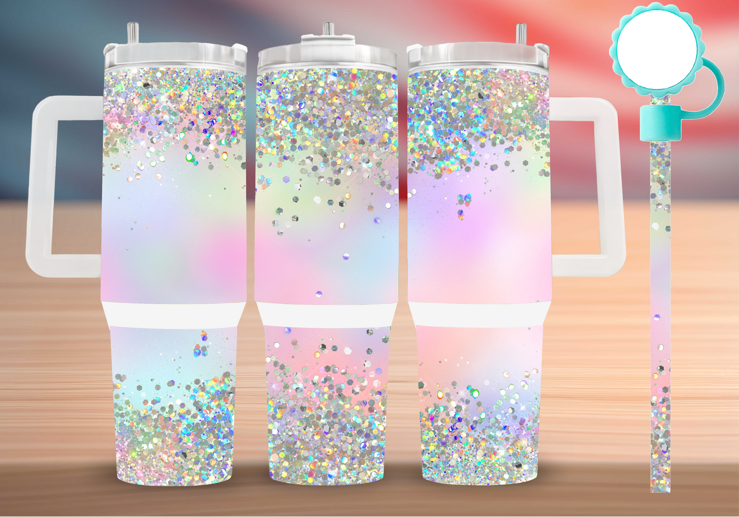 Personalized Tumbler with handle