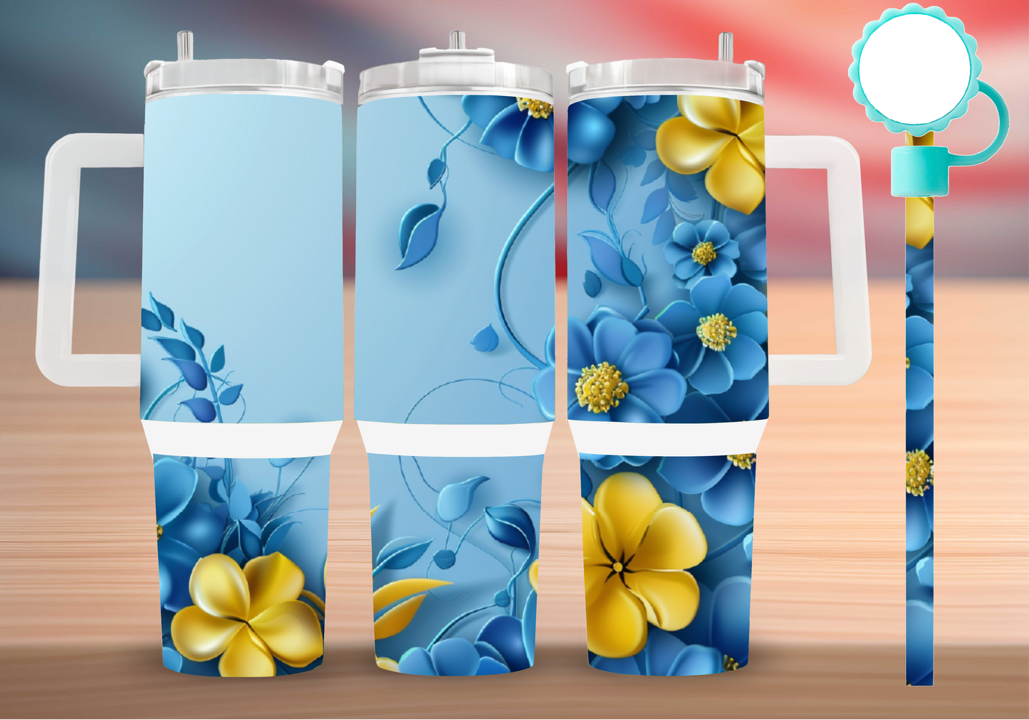 Personalized Tumbler with handle