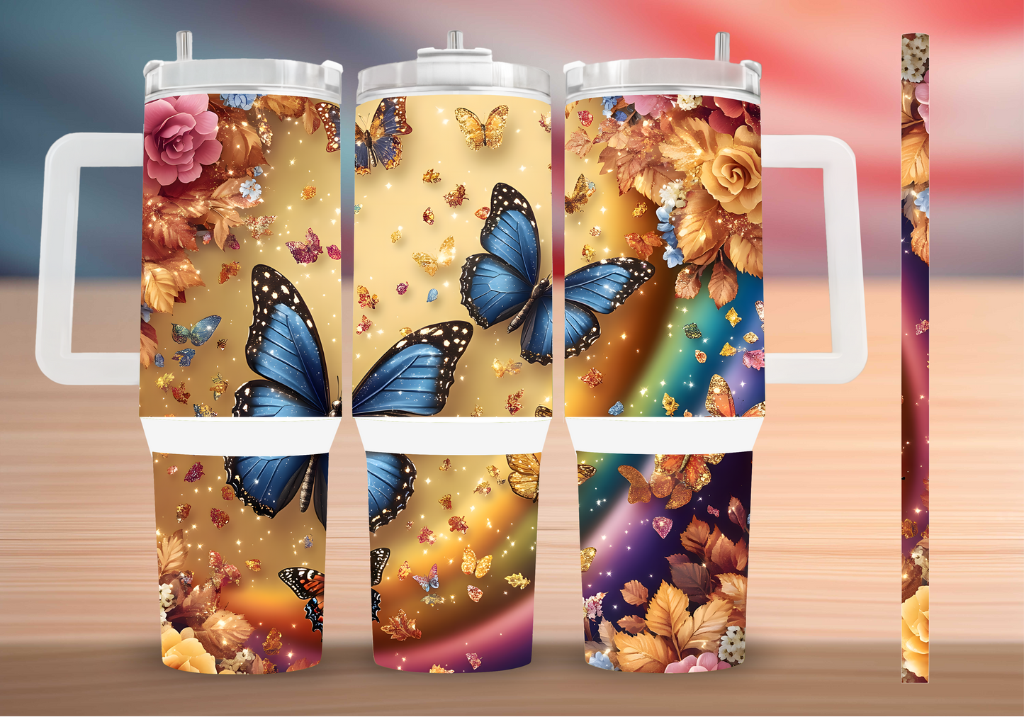 Personalized Tumbler with handle