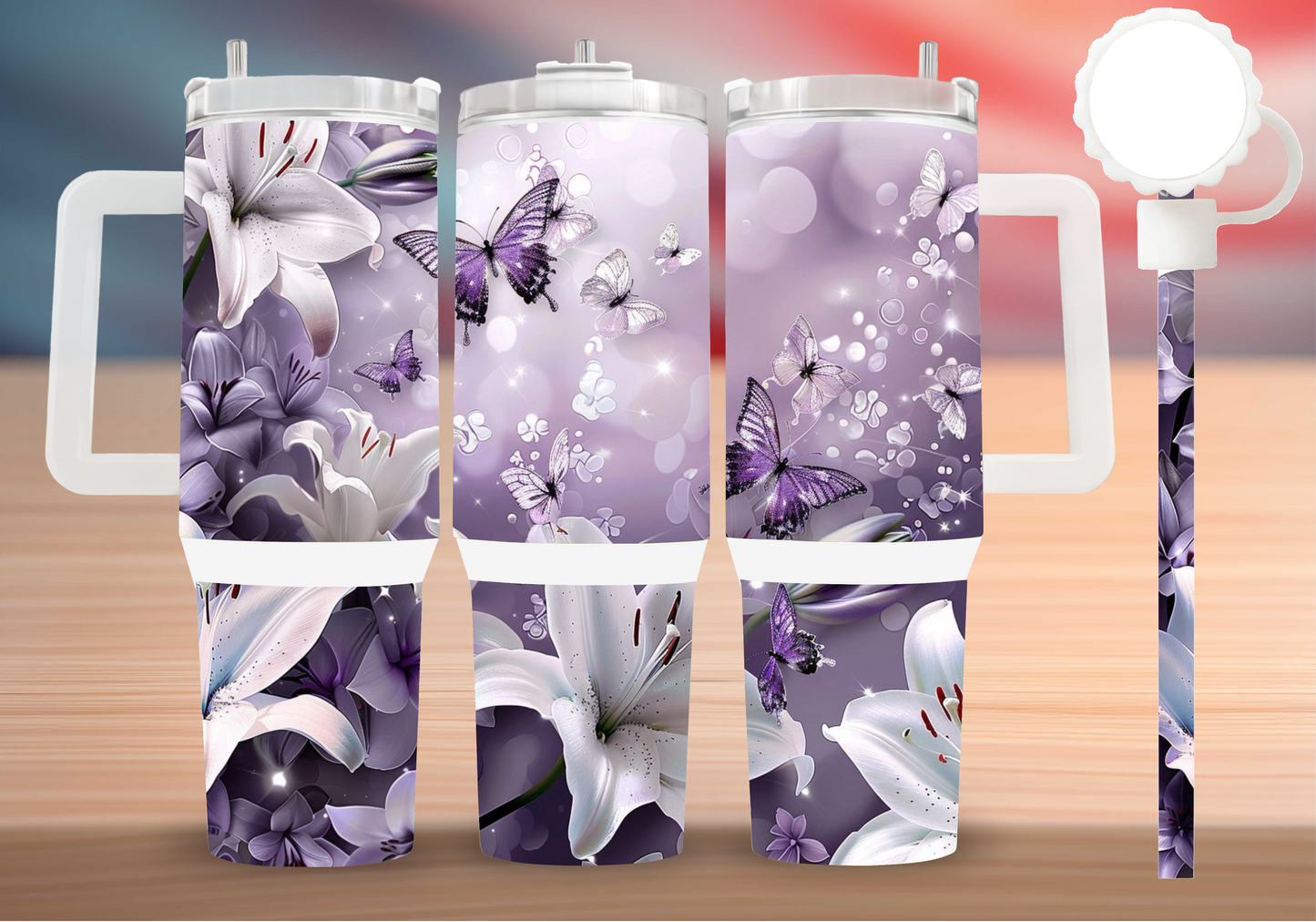 Personalized Tumbler with handle