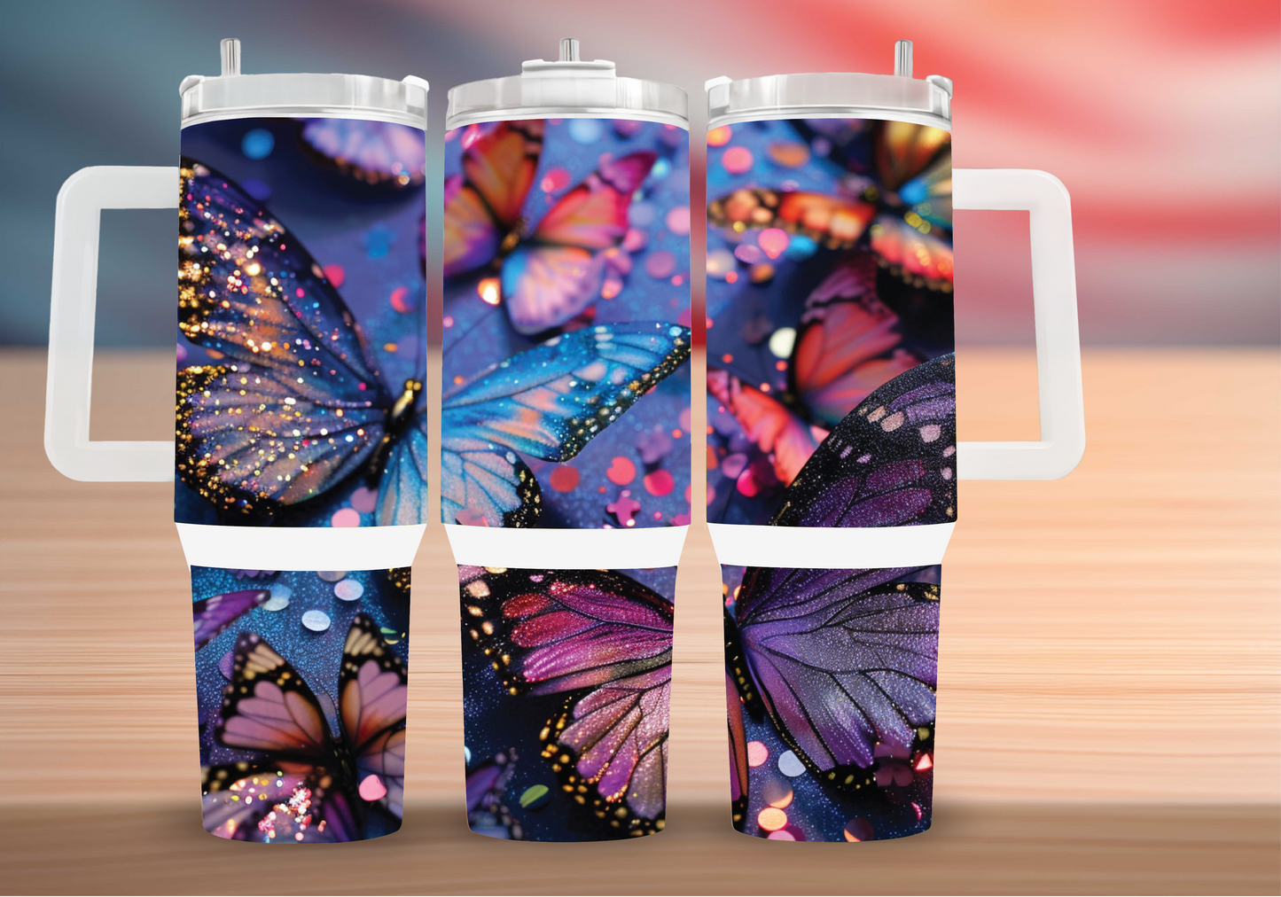 Personalized Tumbler with handle