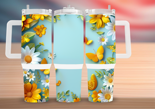 Personalized Tumbler with handle
