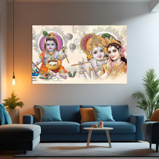 Canvas Art- Radha Krishna