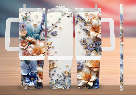 Personalized Tumbler with handle