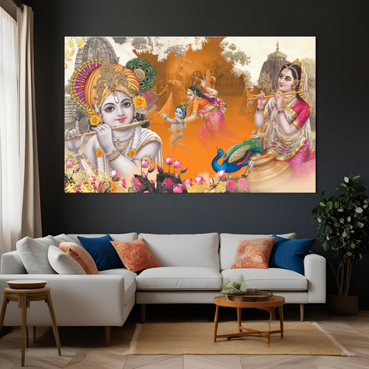 Canvas Art- Radha Krishna