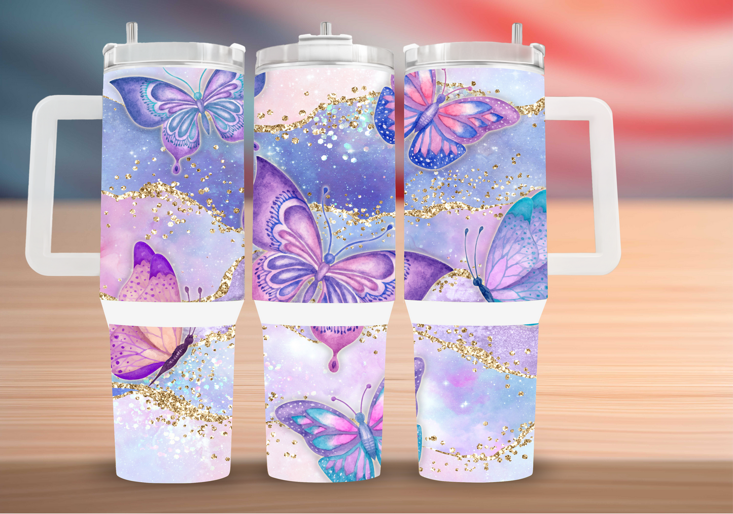 Personalized Tumbler with handle