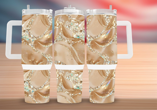 Personalized Tumbler with handle