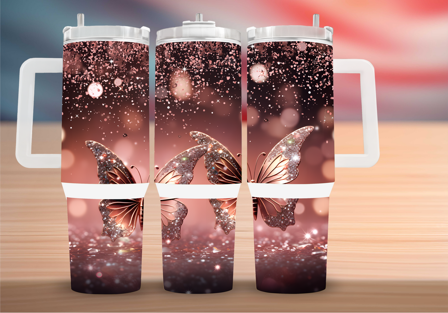 Personalized Tumbler with handle