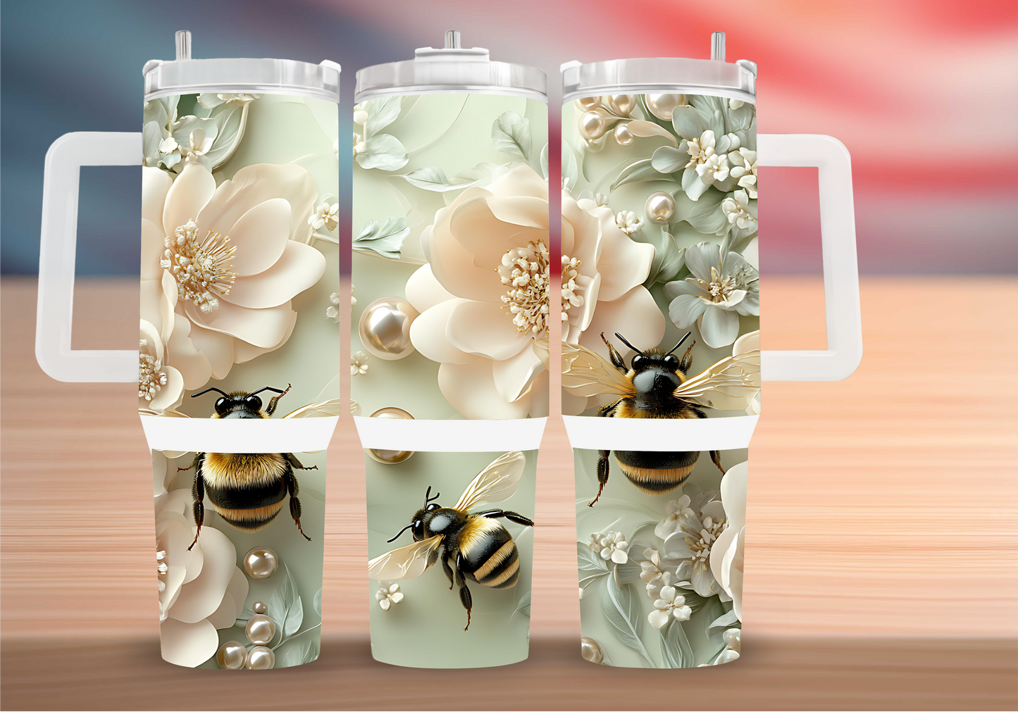 Personalized Tumbler with handle
