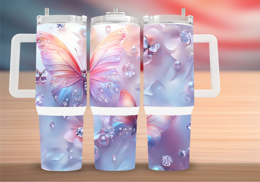 Personalized Tumbler with handle