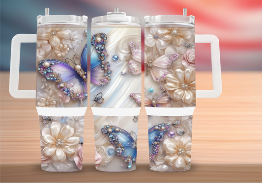 Personalized Tumbler with handle