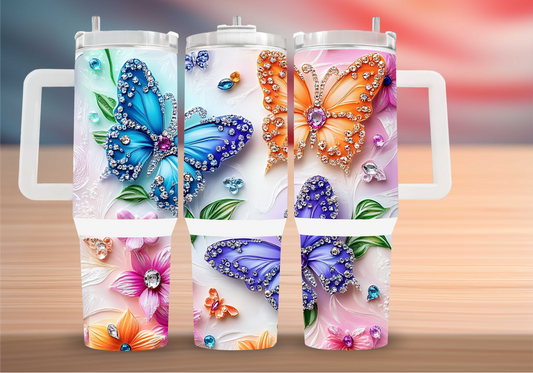 Personalized Tumbler with handle