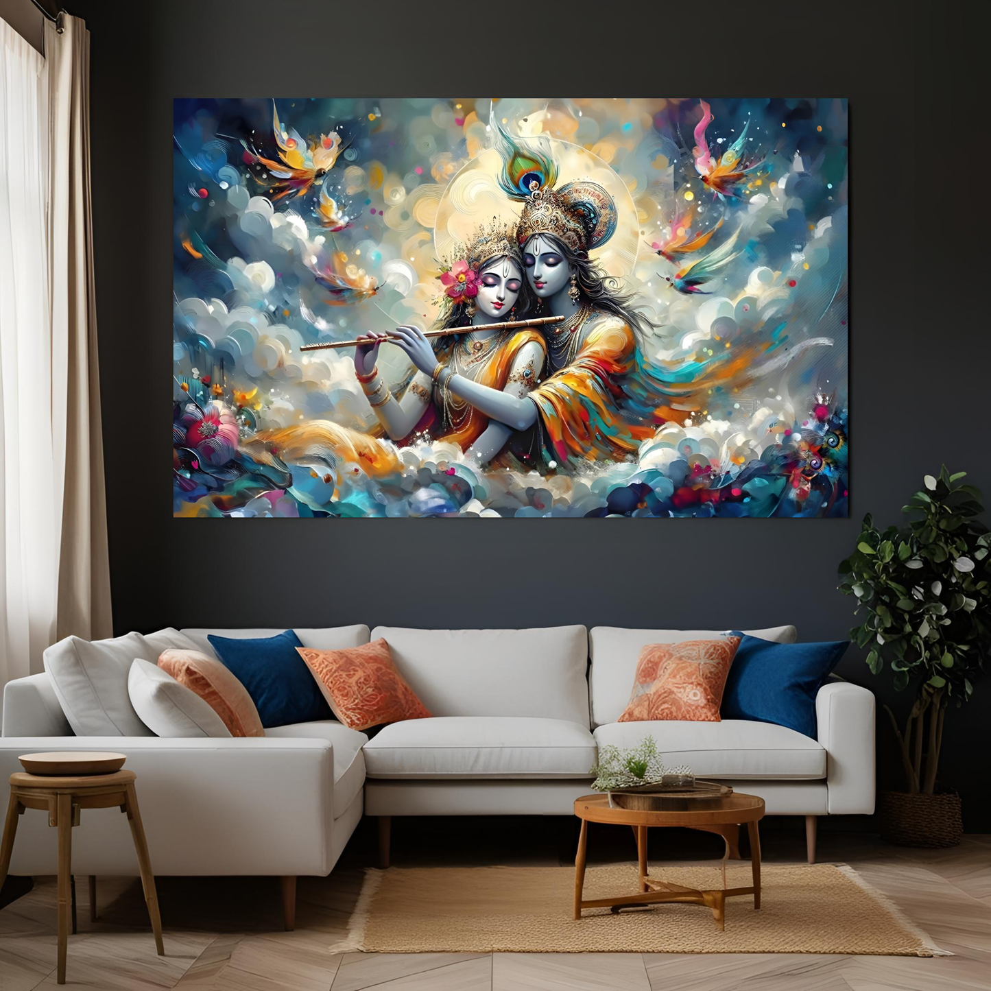 Canvas Art- Radha Krishna