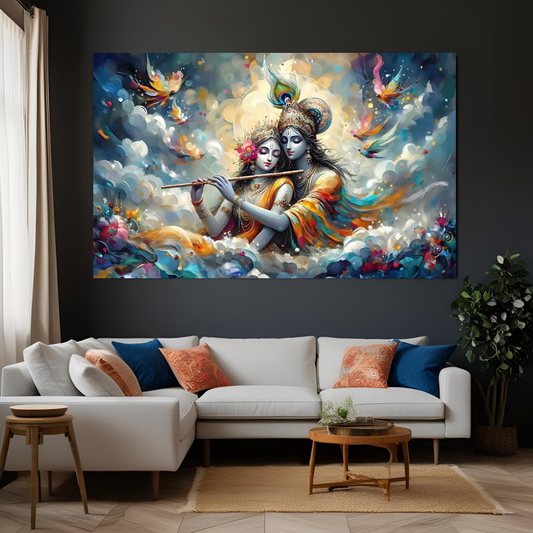 Canvas Art- Radha Krishna
