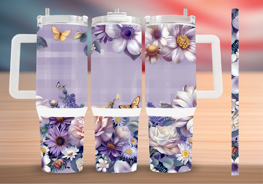 Personalized Tumbler with handle