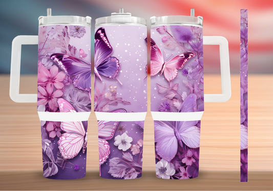 Personalized Tumbler with handle
