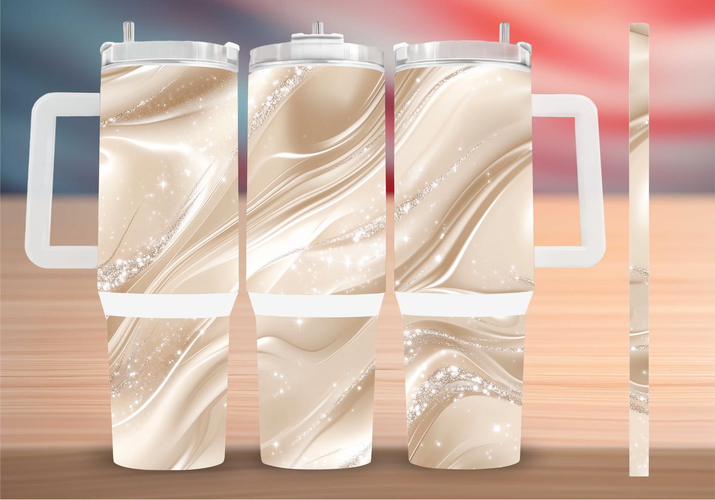 Personalized Tumbler with handle