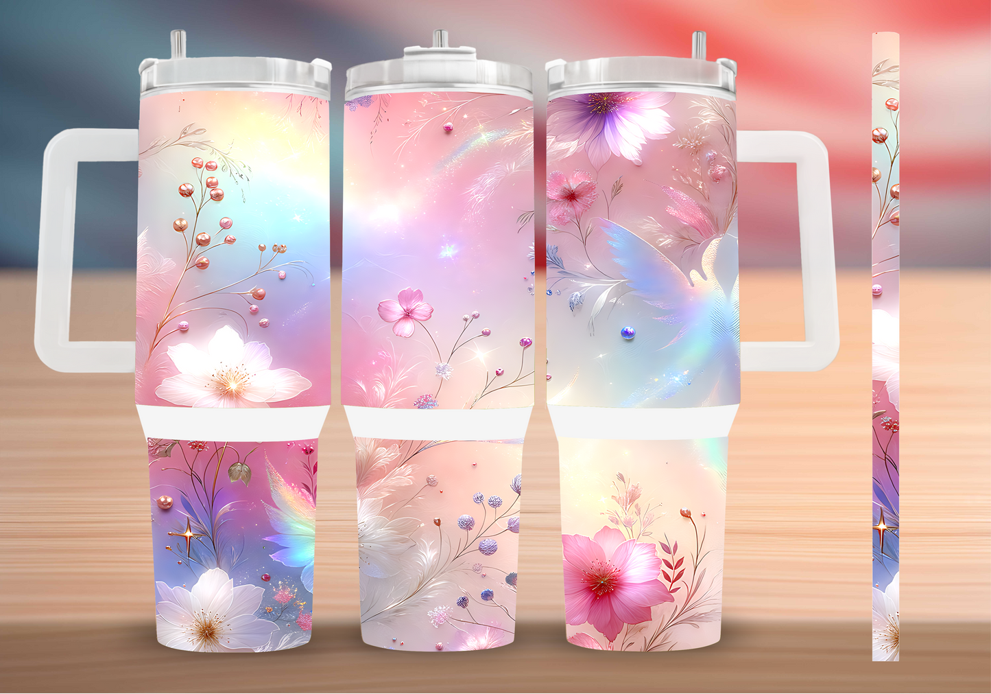 Personalized Tumbler with handle