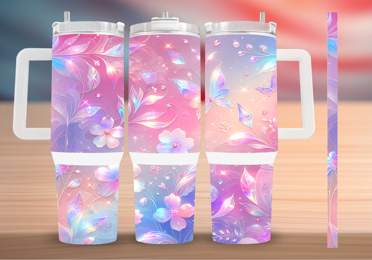 Personalized Tumbler with handle