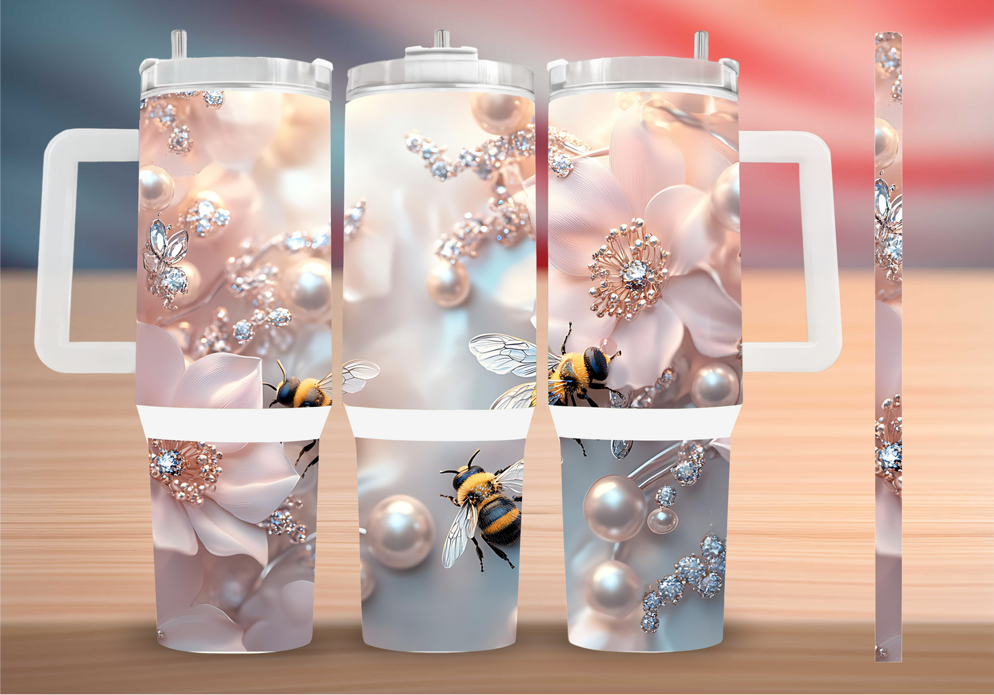 Personalized Tumbler with handle