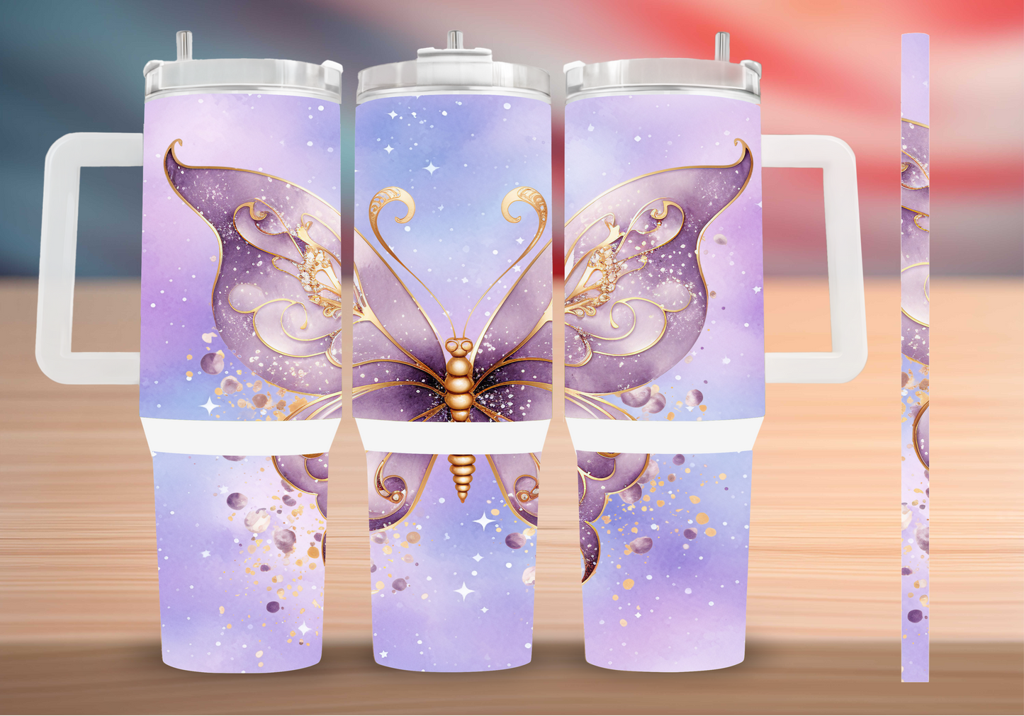 Personalized Tumbler with handle