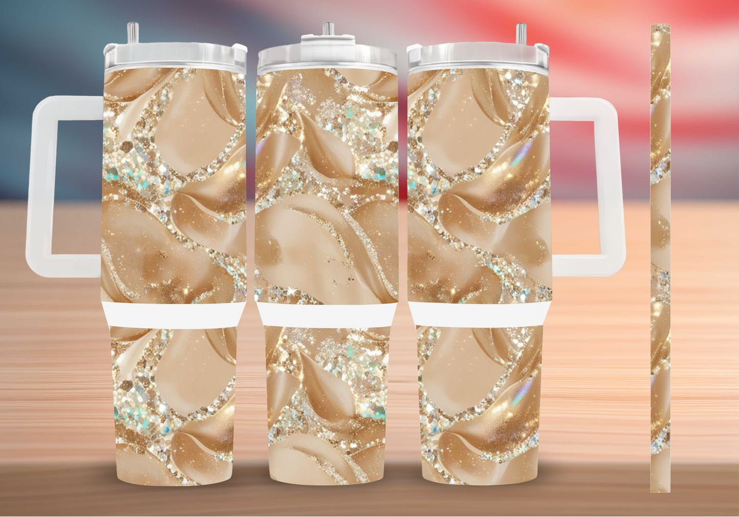 Personalized Tumbler with handle