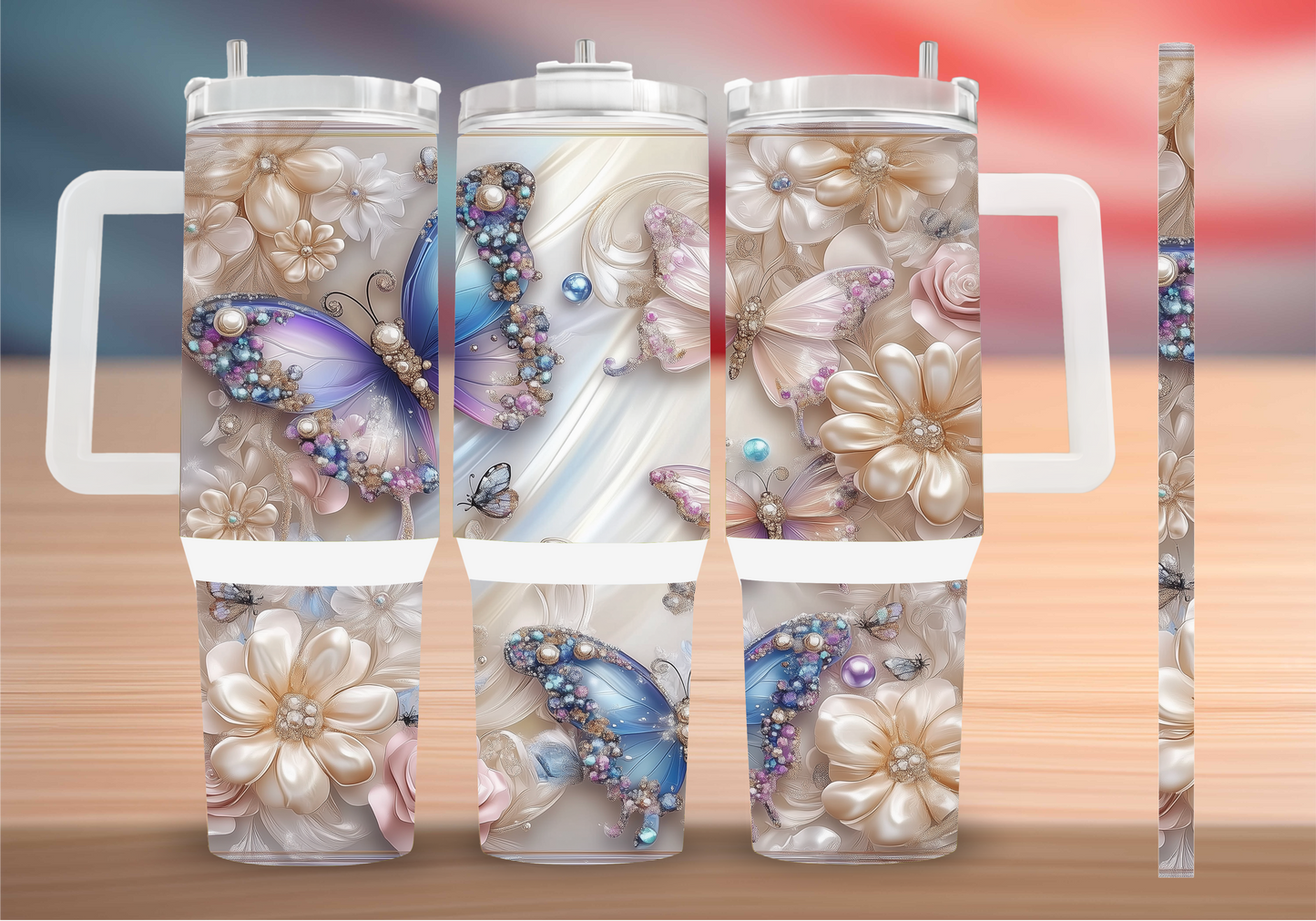Personalized Tumbler with handle